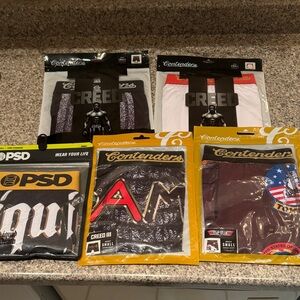 Size Men’s “S” PSD+Contenders 5-pack Assorted Boxer Briefs